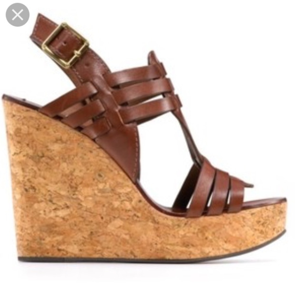 FLASH SALE til 8/16: Tory Burch Leslie cork wedges